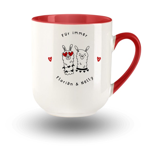 Tasse Valentinstag, Valentinstagstasse, Tasse personalisiert, Valentinstags Geschenk, Pärchentasse, Geschenk Valentinstag