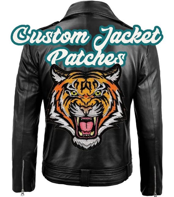 Custom Large Jacket Back Patches: Fine Quality Embroidery UK