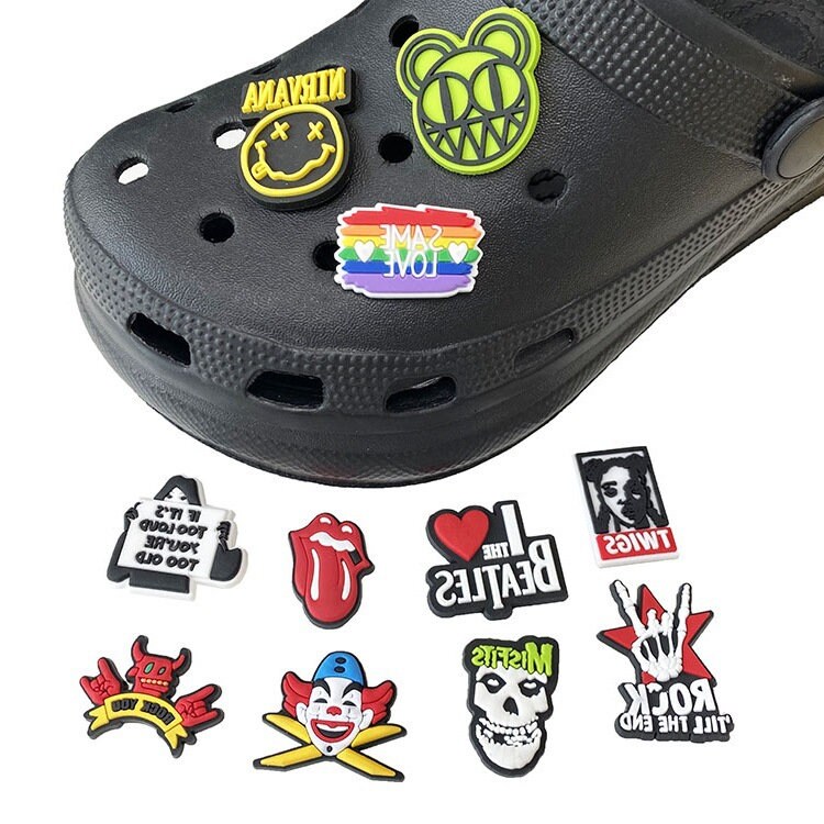 PVC Jibbitz Jibbitz Pins Custom Rubber Shoe Pins Custom Etsy