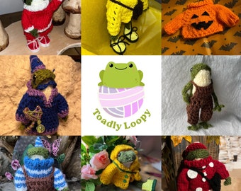 DELUXE Knitted Frog bundle!!