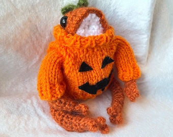 Knitted Frog Pumpkin The Frog