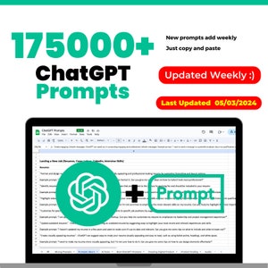 ChatGPT Prompts Magic: Unleash Creativity with Weekly Manual Updates, Tips, and Tricks! Elevate Your Conversations!