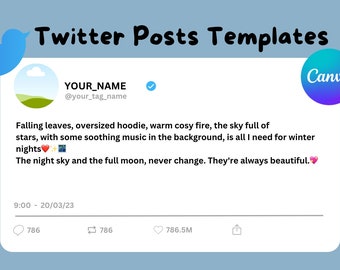 Plantillas de publicaciones de Twitter para redes sociales: 7 plantillas de Canva para publicaciones de Twitter con estilo: ¡mejora tu juego de tweets!