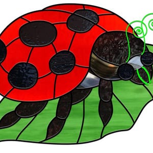 Ladybug Inlay Pattern Ladybug Stained Glass Pattern - Instant PDF and Cricut Friendly SVG ...