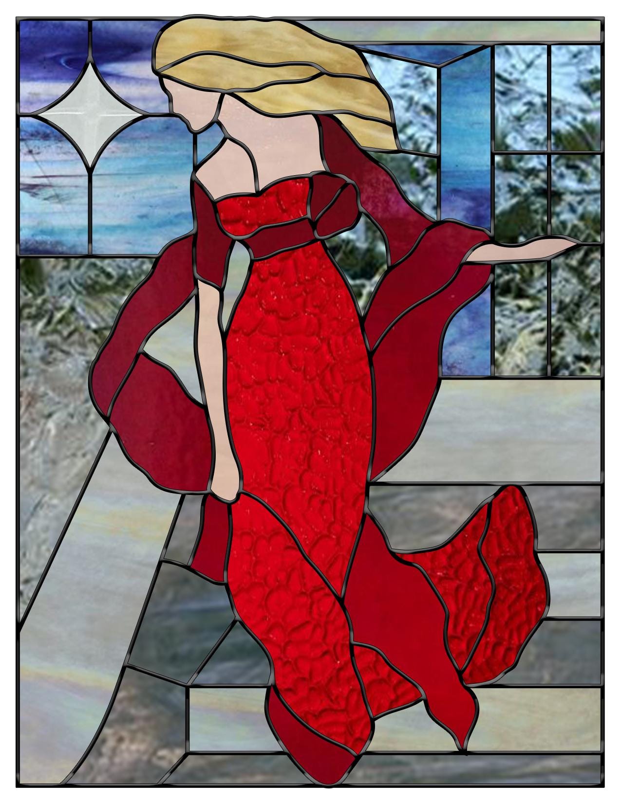 Stained Glass Dress - Etsy UK