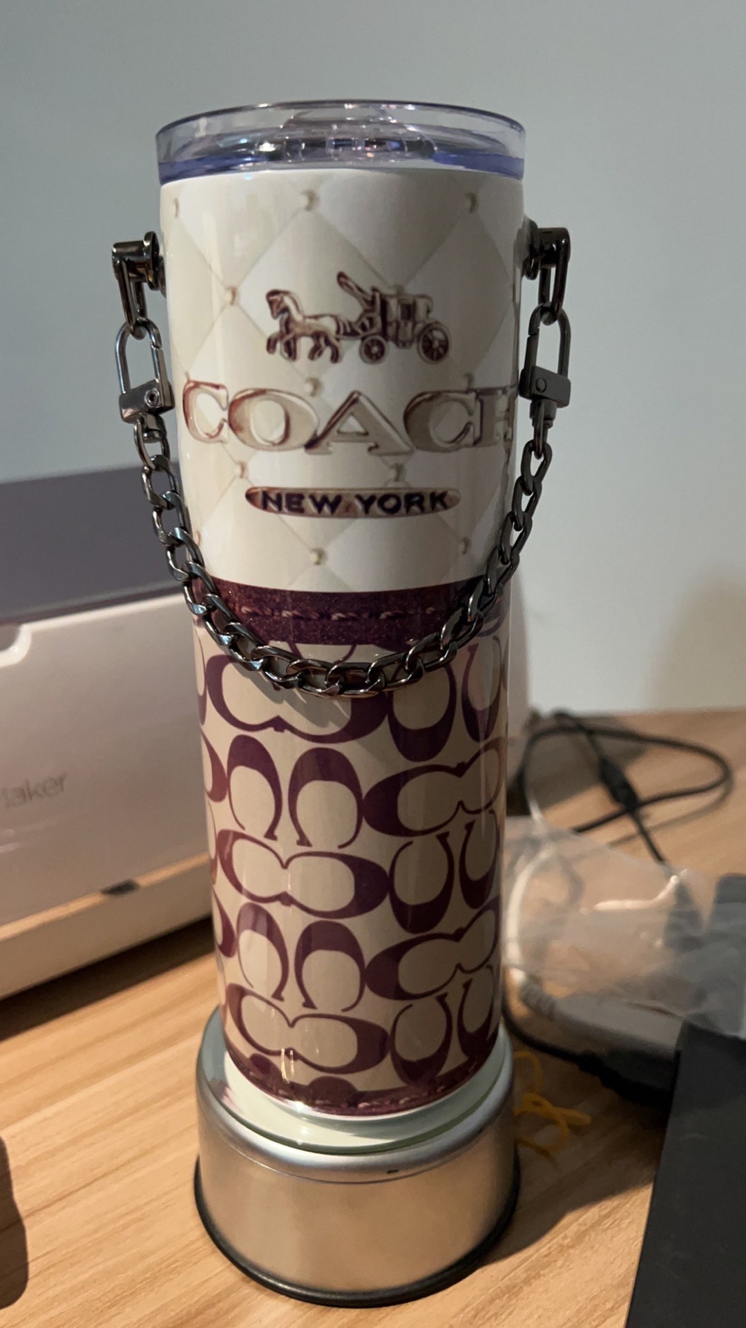 Custom Tumblers With Chains Etsy