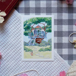 Illustration | Reproduction aquarelle | La cabane aux souvenirs