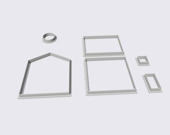 Gingerbread house cookie cutter