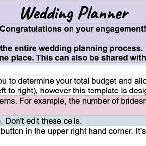 Comprehensive Wedding Planner [Template]