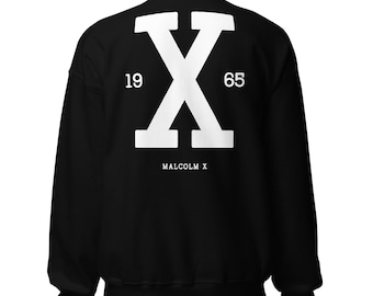 Malcolm X 1965 Black History Sweatshirt