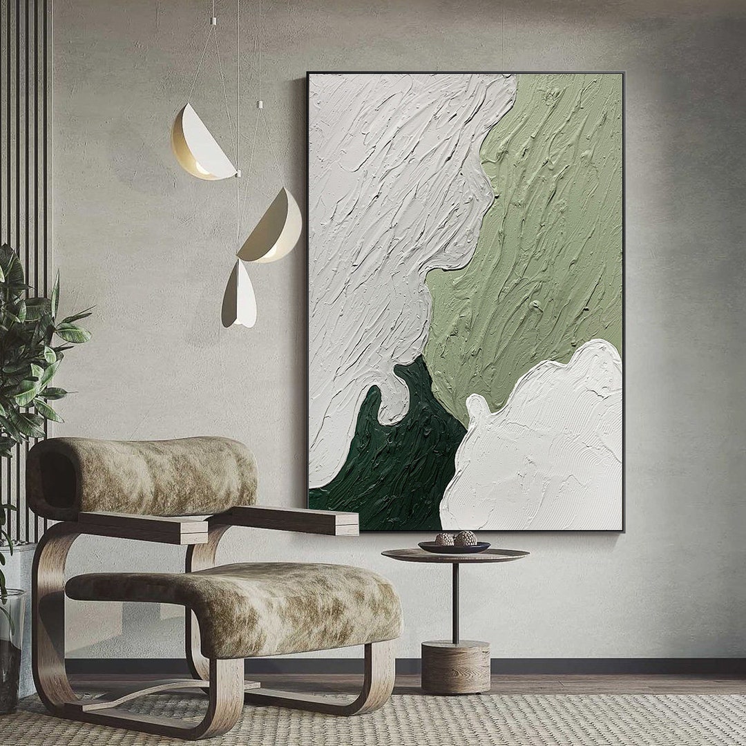 Large Nordic Natural Color Art Oversize Wall Art Original Etsy