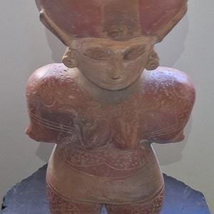 Pre Columbian Chorrera Polychrome resembles some BC Pre colombian artifacts. Female