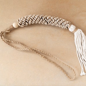 Long Cowrie Shells Tassel Boho Handmade