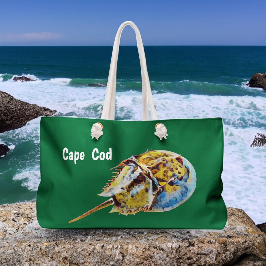 Horseshoe Crab Weekender Beach Bag Cape Cod Souvenir Etsy