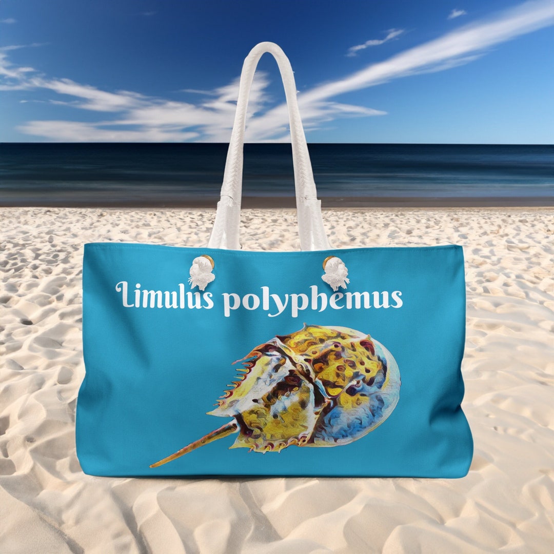 Horseshoe Crab Weekender Beach Bag Cape Cod Souvenir Etsy