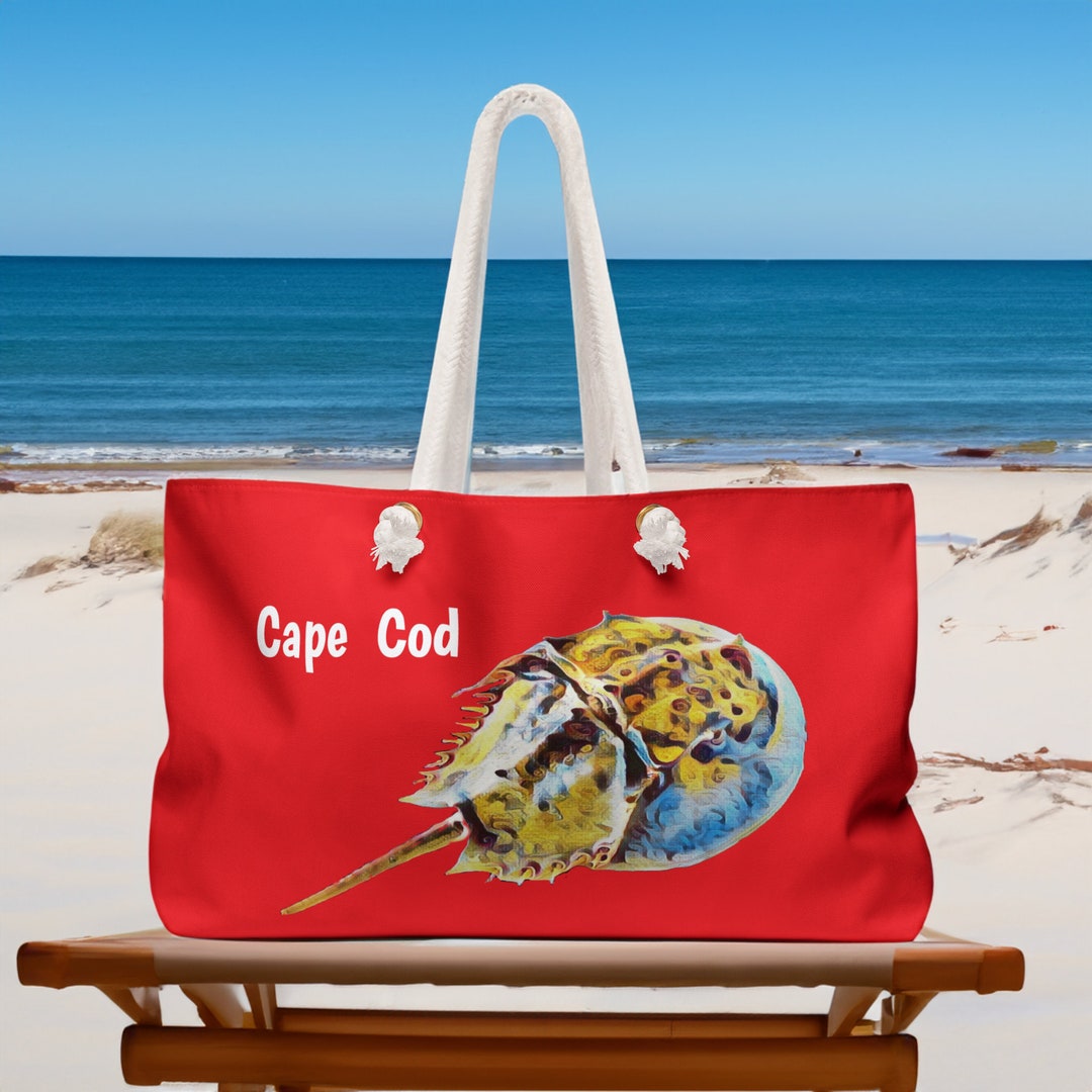 Horseshoe Crab Weekender Beach Bag Cape Cod Souvenir Etsy