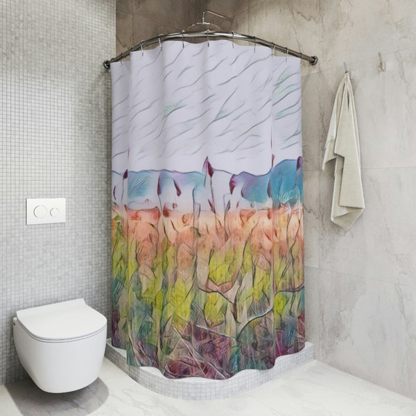 Artsy Shower Curtain Etsy