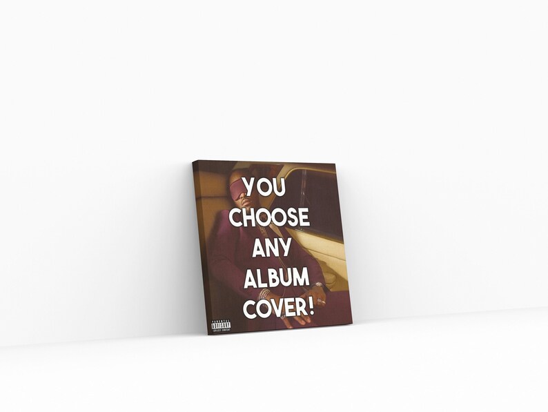Custom Album Cover Canvas, Choose Your Album Cover Framed Canvas Wall