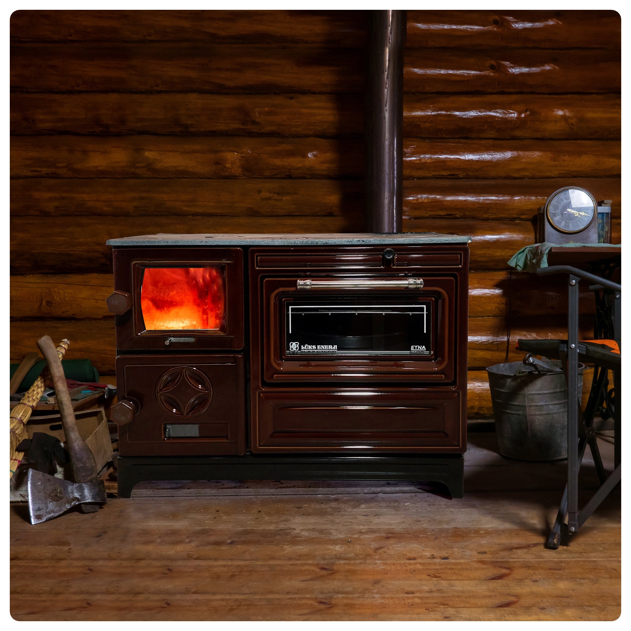 Wood Stove With Oven 