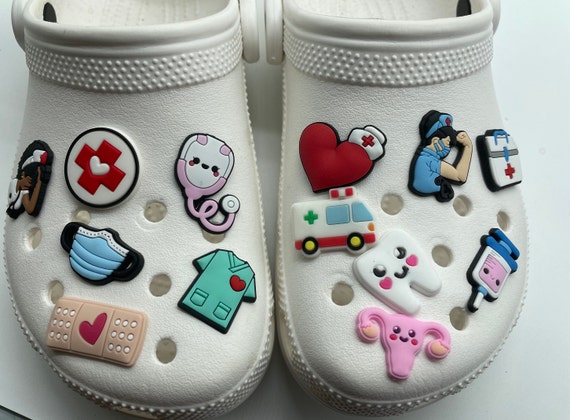 Nurse Shoe Charm. Doctor Charm. Medical Dental Charm. Medical