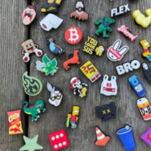 Lit shoe charms,  thug game charms, hood shoe pins, rapper, retro, baller shoe charms, lit shoe charm