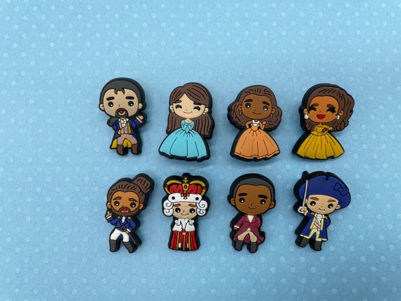 Hamilton Shoe Charm broadway Inspired Shoe Pin Charms theme Theatre Shoe Charm Alexander Hamilton Lafayette Aliza King George Etsy UK