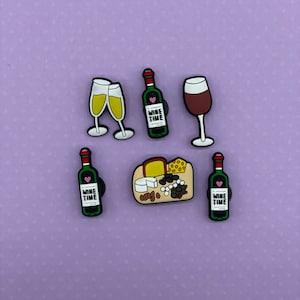 Wine 2025 glass jibbitz