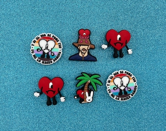 Charm para zapatos de cantante pop: Charm icónico de cocodrilo