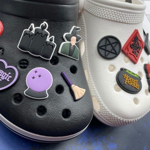Witch shoe char, magic AF charm - lit shoe charm -witch cauldron  charm -hocus  -pentacost- shoe pins-scary charm, Spell book, crystal Ball