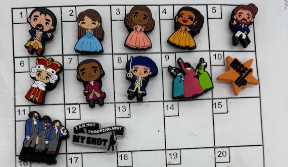 Hamilton Shoe Charm -broadway Inspired Shoe Pin Charms -theme