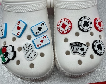 Vegas shoe charm - gambling - shoe charm - Money shoe charm -cash  Charms-  - vegas luck - chips - poker charm - wedding - bride - groom