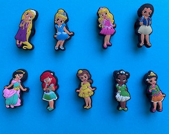 Charm para zapatos de princesa - Charms para zapatos populares - Charms para zapatos inspirados - Charms para zapatos de cuentos de hadas - Charms iluminados - Charm para adorno de tarta