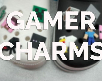 Gamer shoe charms,  video game croc charms, controller  charm, joy stick, console, video games shoe pins, retro games