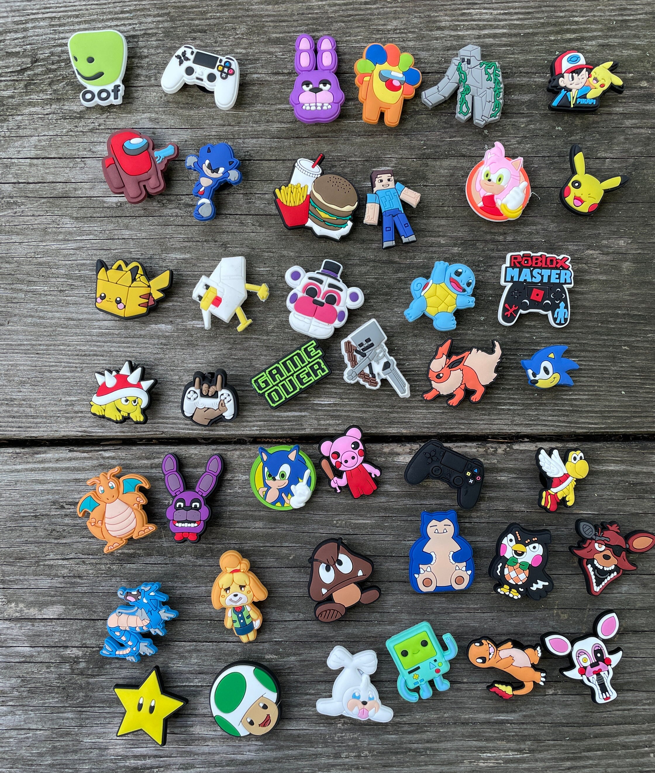 35 Charms Pour Chaussures Crocs - Pins Décoratifs Console De Jeux - Accessoire Personnalisation Pour Filles Et Garçons