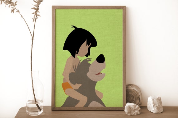 The Jungle Book Minimal Poster | Watercolor | Digital