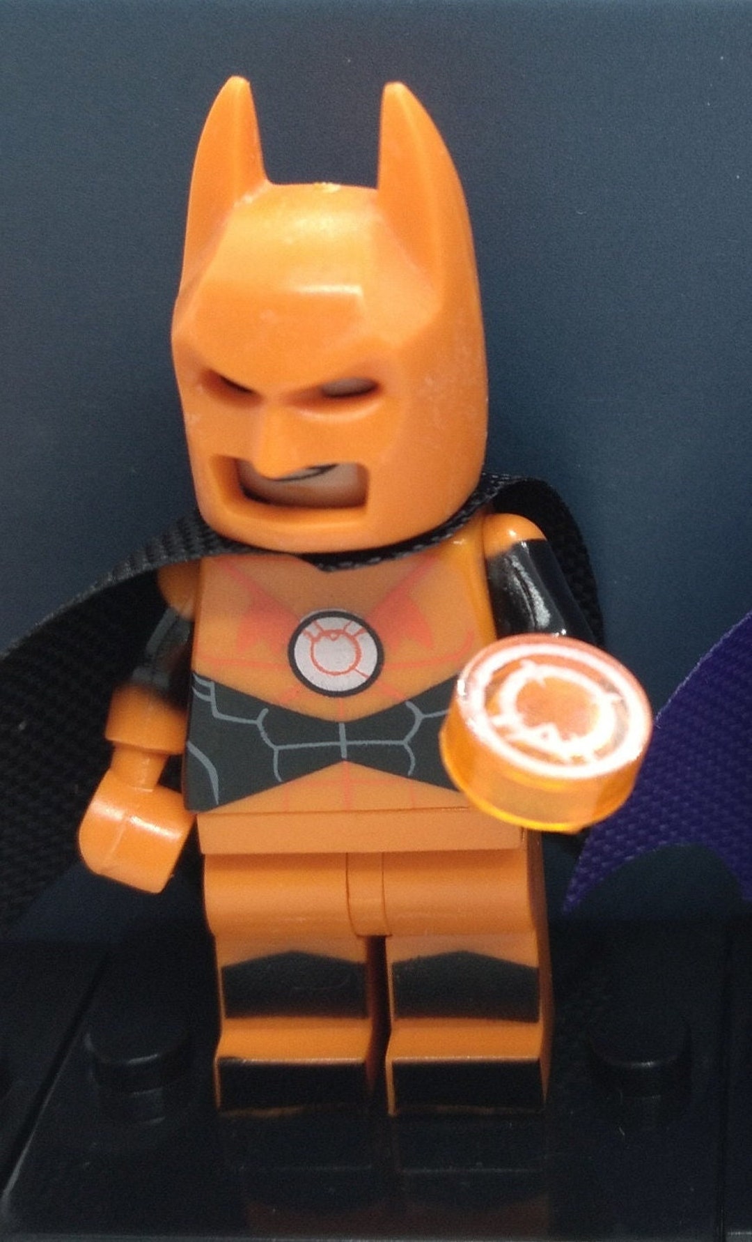 Orange Lantern Batman Custom Minifigure Etsy