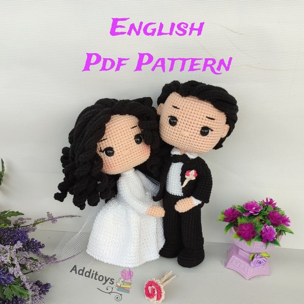 Bride-Groom Doll Pdf Pattern