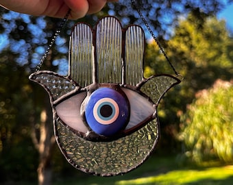 Evil Eye Hand Sun Catcher