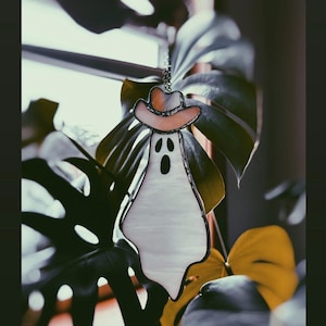 Cowboy Ghost Stained Glass