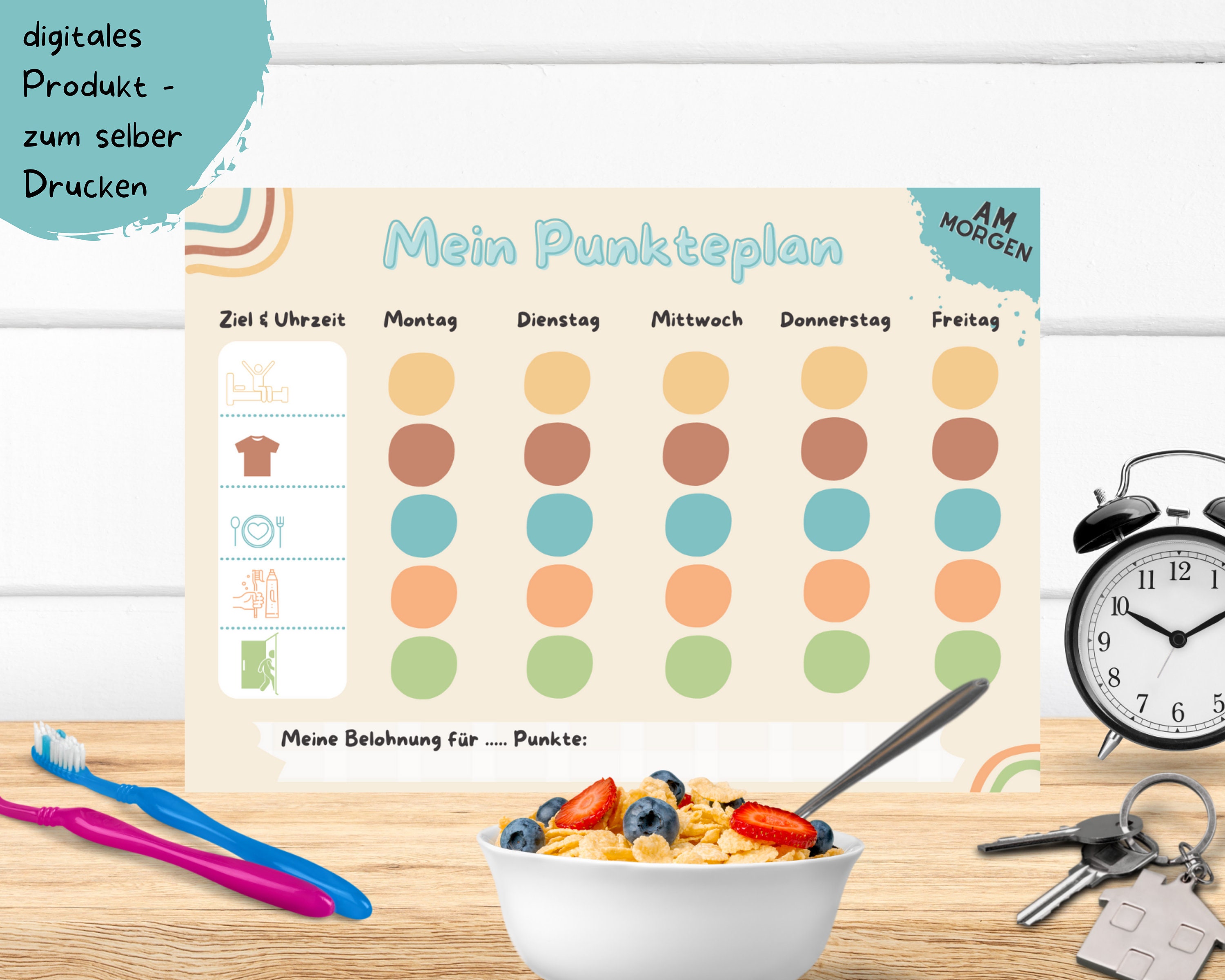 Belohnungssystem Für Kinder - Mit Holzsternen Und Glas