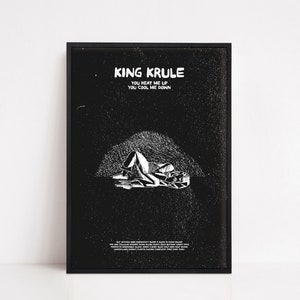 King Krule Poster - You Heat Me Up, You Cool Me Down Album - Poster Print - Wandkunst - Wohnung Poster - Schlafzimmer Poster