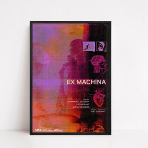 Ex Machina Movie Poster - Alex Garland - Vintage Retro Art Print - Movie Poster- Wall Art Print - Decoración del hogar