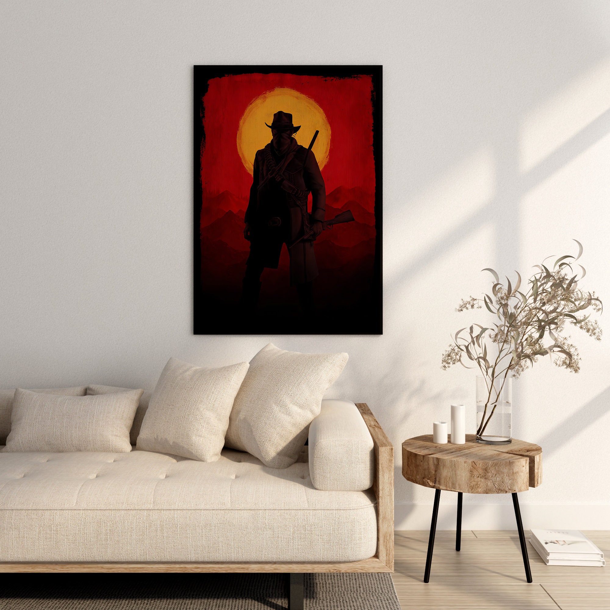 Red Dead Redemption Poster RDR 2 Poster Video Game Poster Game Room ...