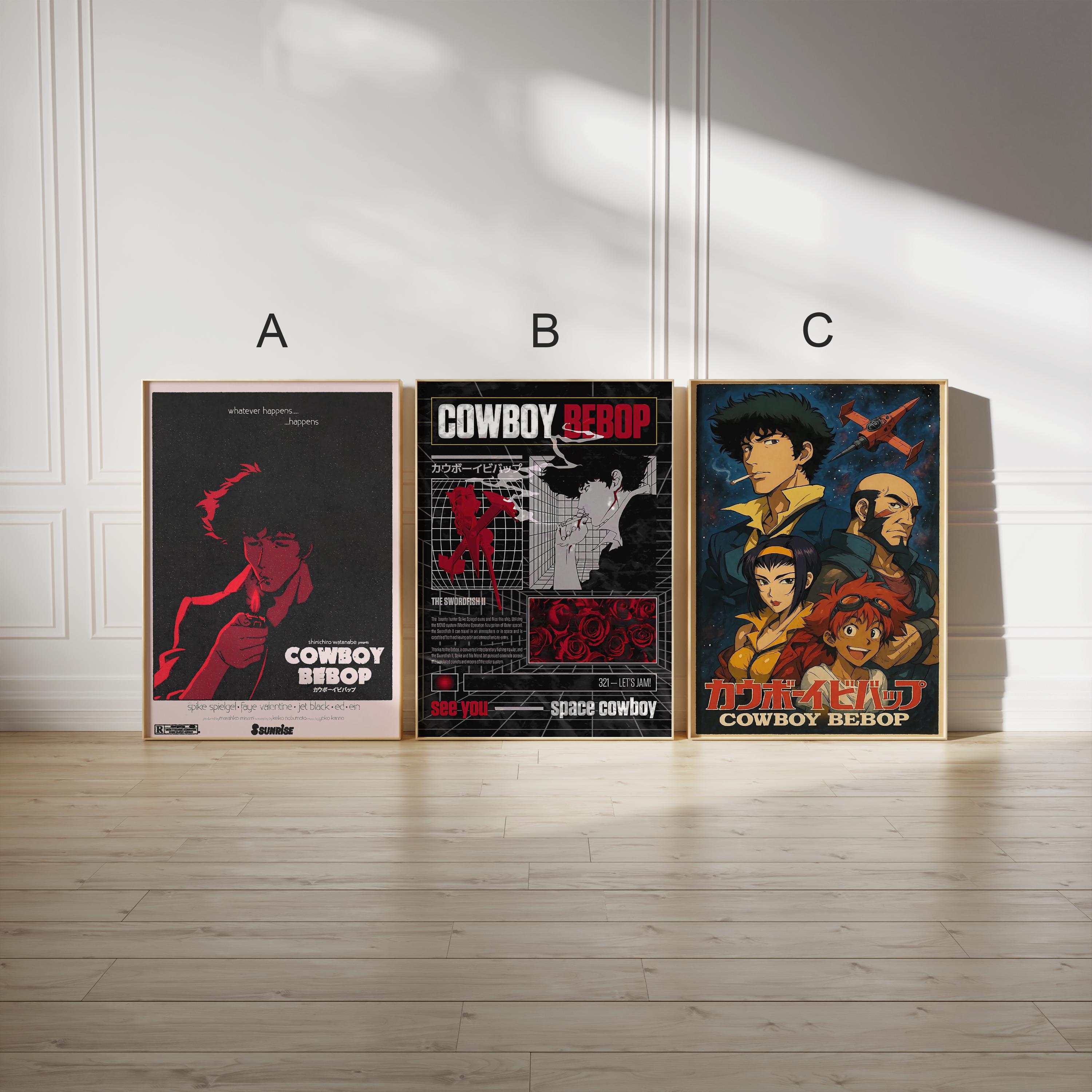 【美品】ポスター・カード付きCowboyBebop イラストレーション Cowboy bebop poster - Etsy 日本