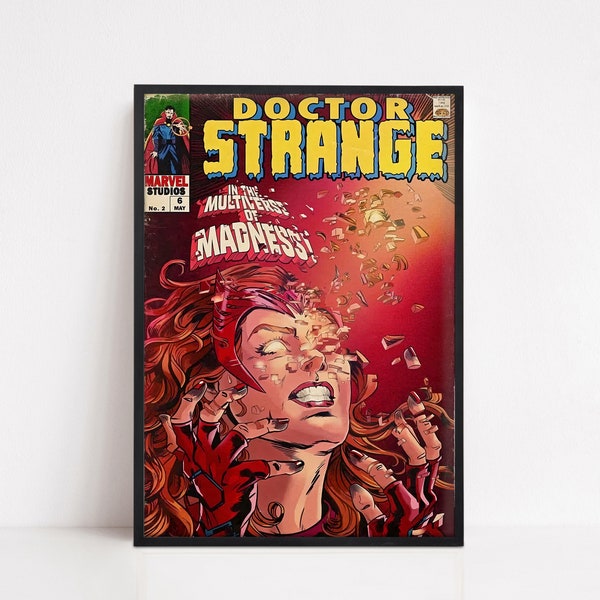 Doctor Strange Poster - Marvel Comic - Marvel Poster - Avengers Poster - Superhero Poster - Comic Poster - Marvel Fan Gift