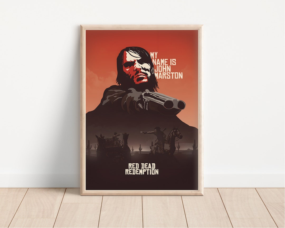 Red Dead Redemption Poster RDR 2 Poster Video Game Poster - Etsy
