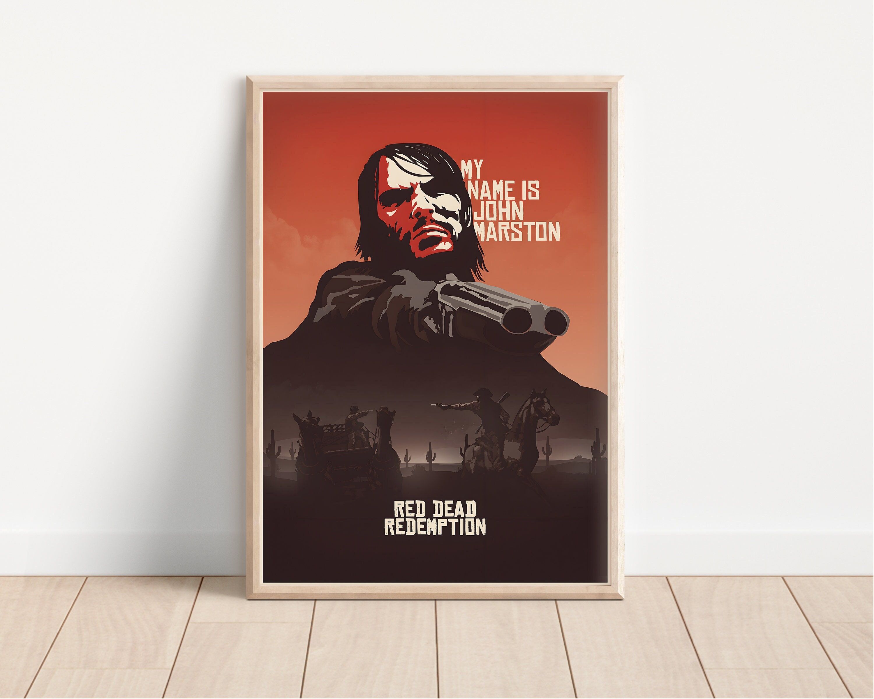 Red Dead Redemption 2 Poster Designed & Sold By Pelican Anastasia Amaranth