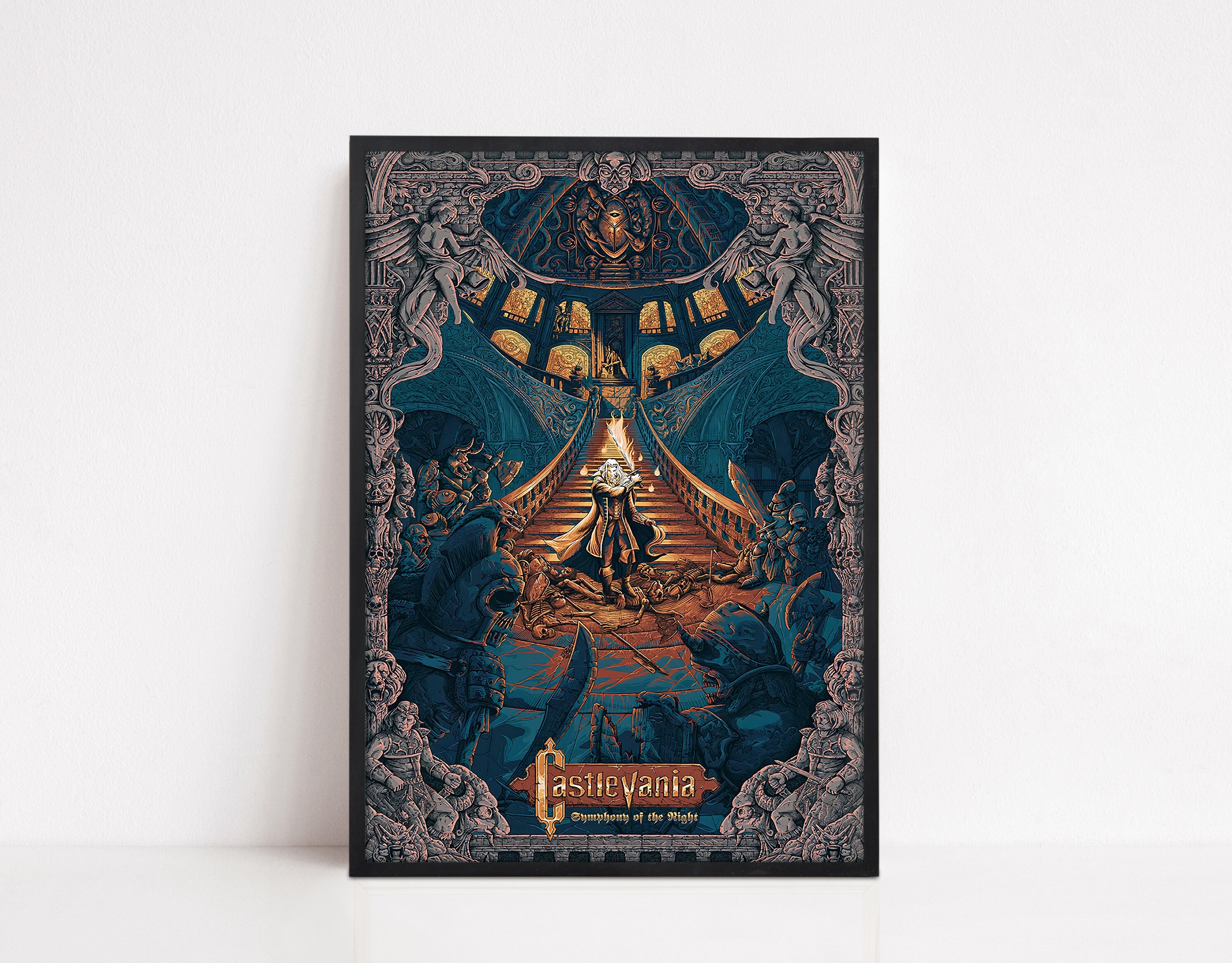 Castlevania Symphony of the Night Game Fabric Wall Scroll Poster (31x42)  Inches