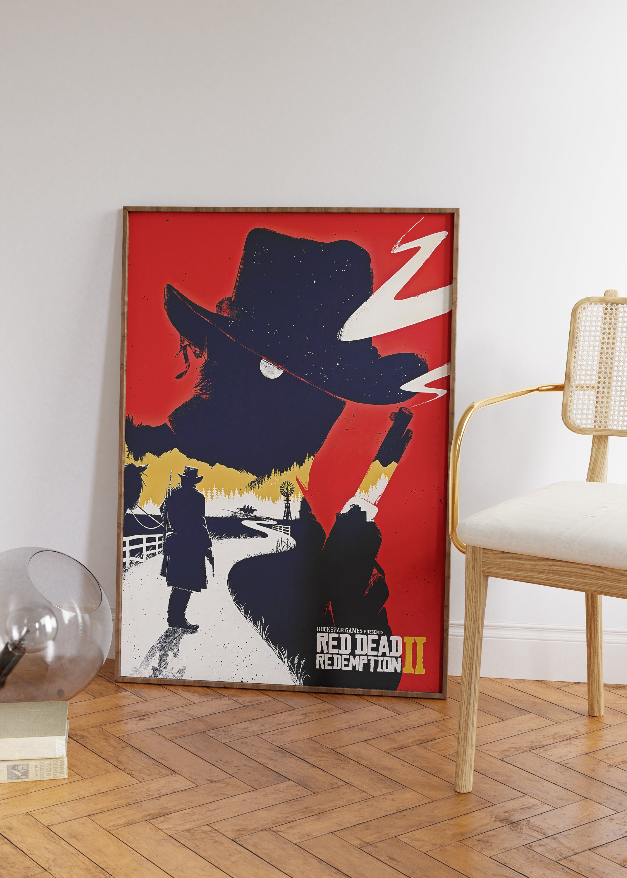 Red Dead Redemption Poster RDR 2 Poster Video Game Poster Game Room ...