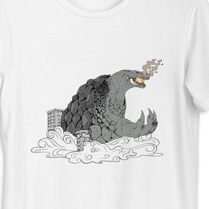 Gamera T-shirt Yurikame Creation White